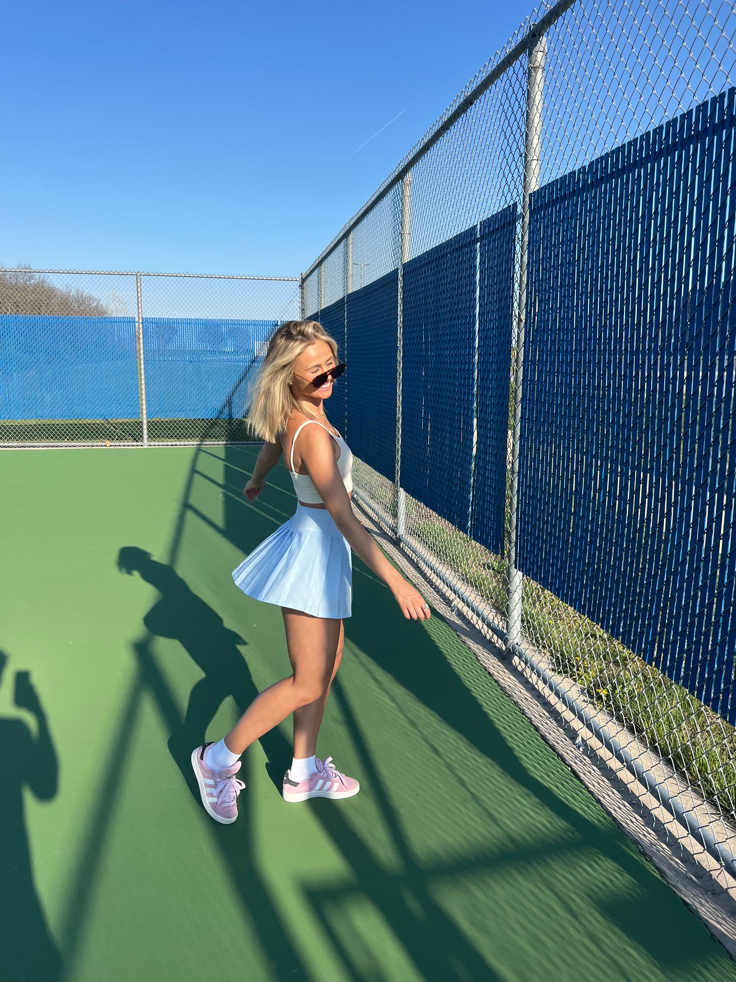 Baby Blue Tennis Skirt