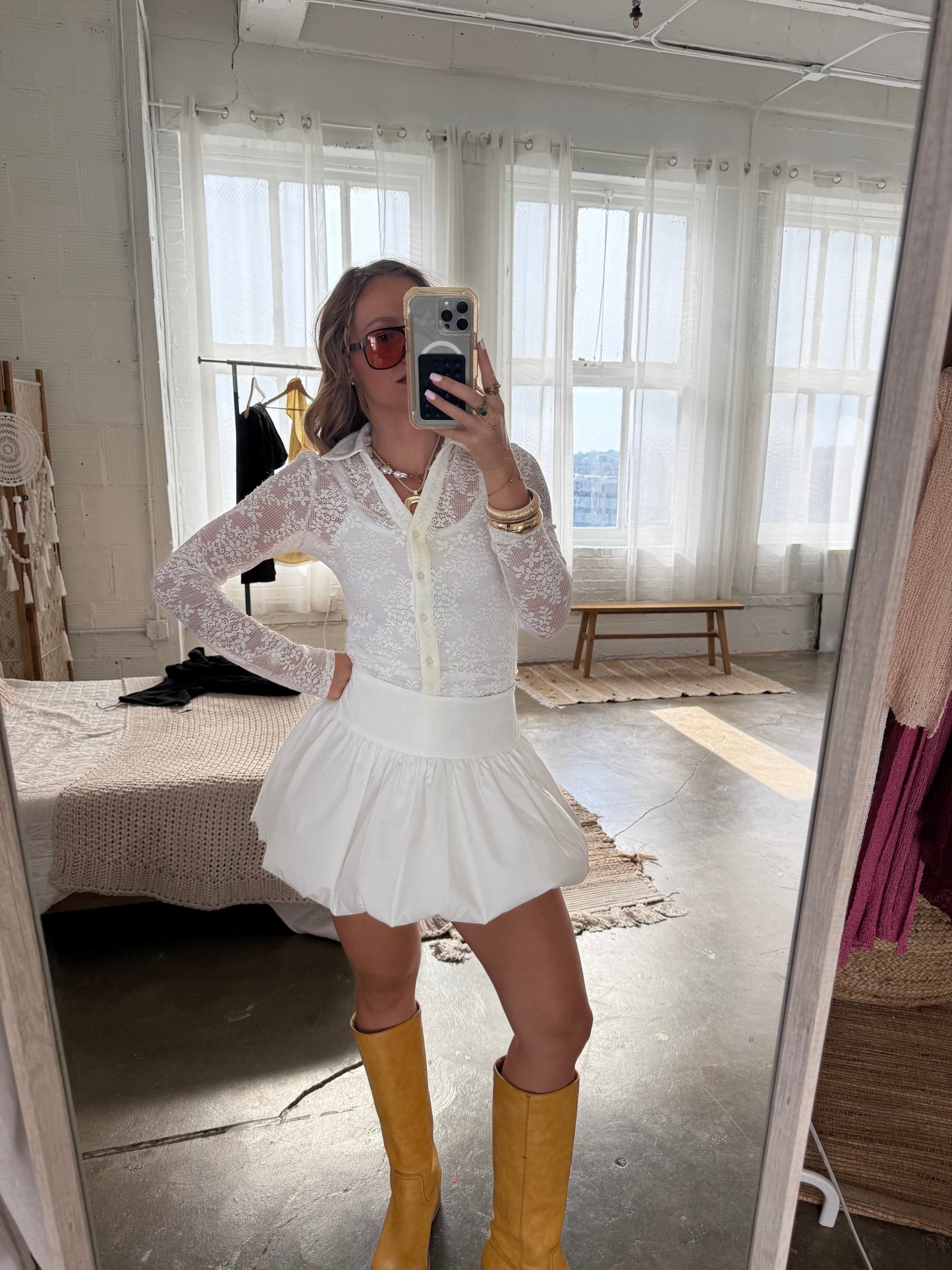 Lizzie Button Up
