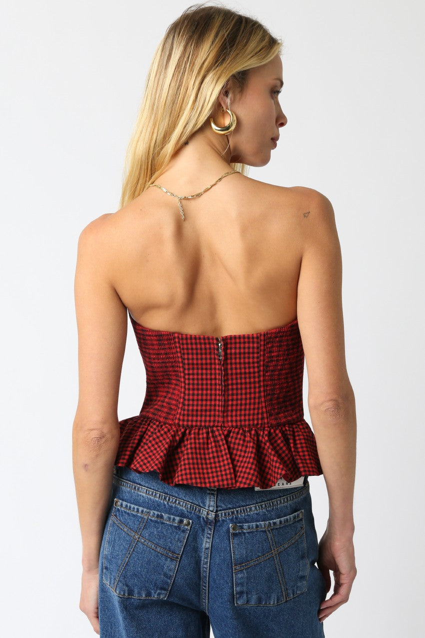 Saylor Checkered Top