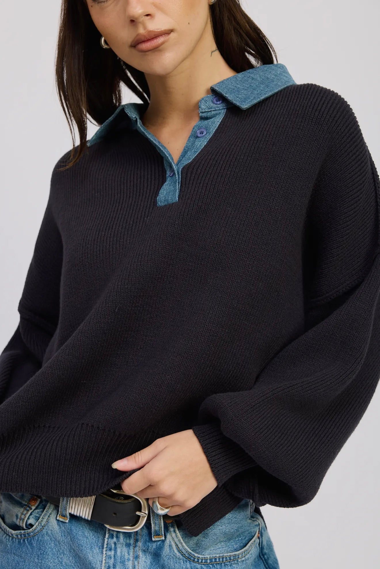 Abby Contrast Sweater