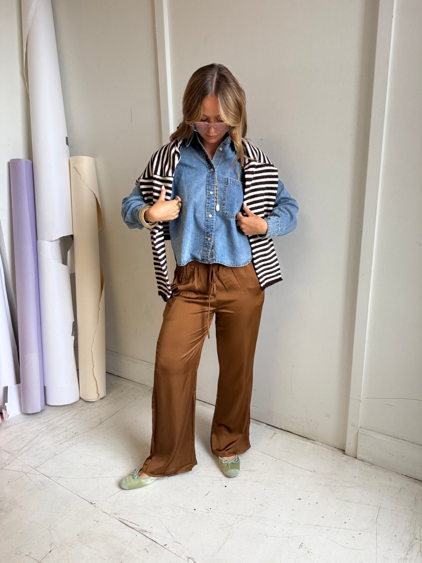 Silk Teddy Pants