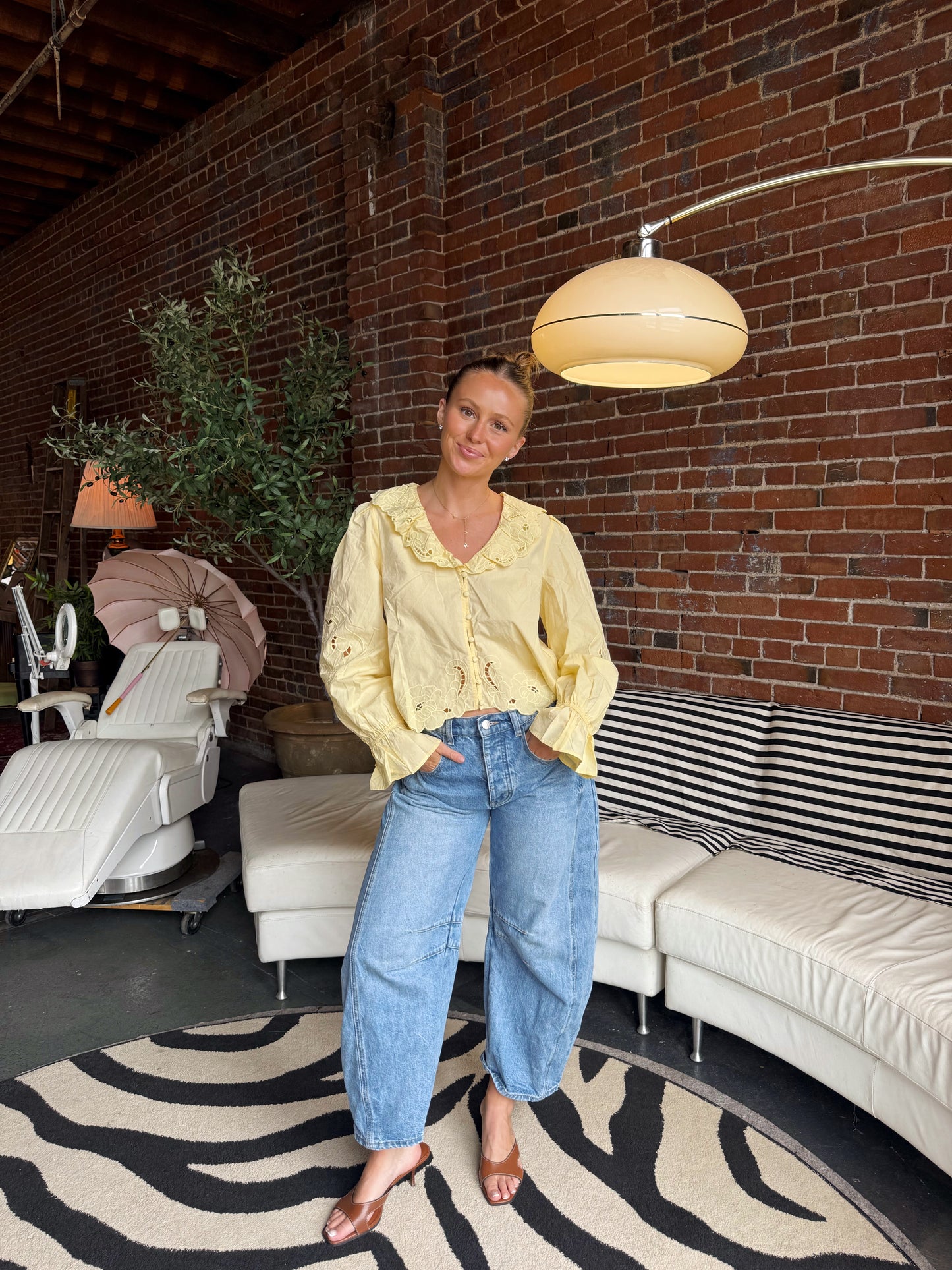 Emeline Butter Blouse