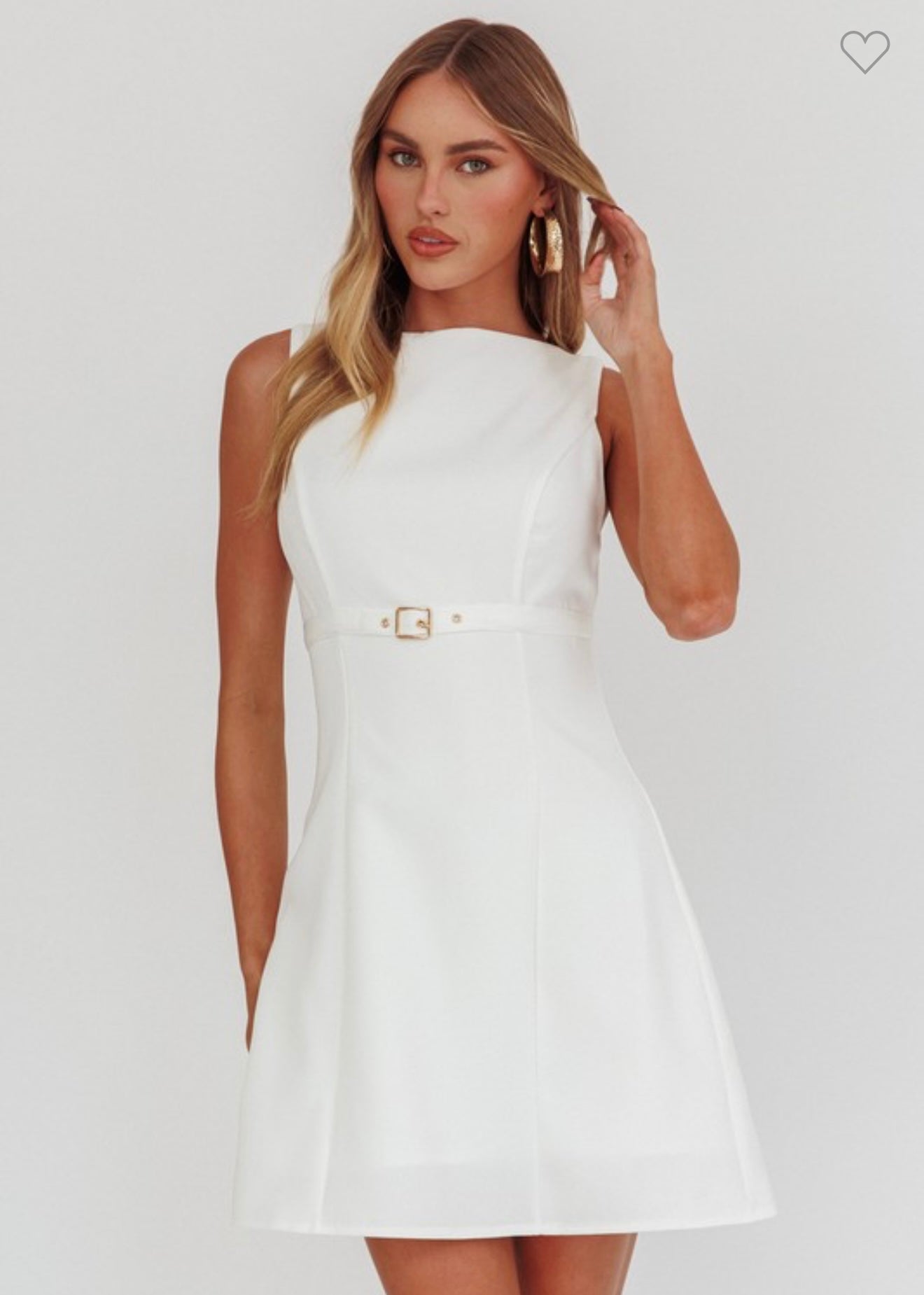 Sofia Buckle Mini Dress Faith Naomi Sofia Buckle Mini Dress Faith Naomi