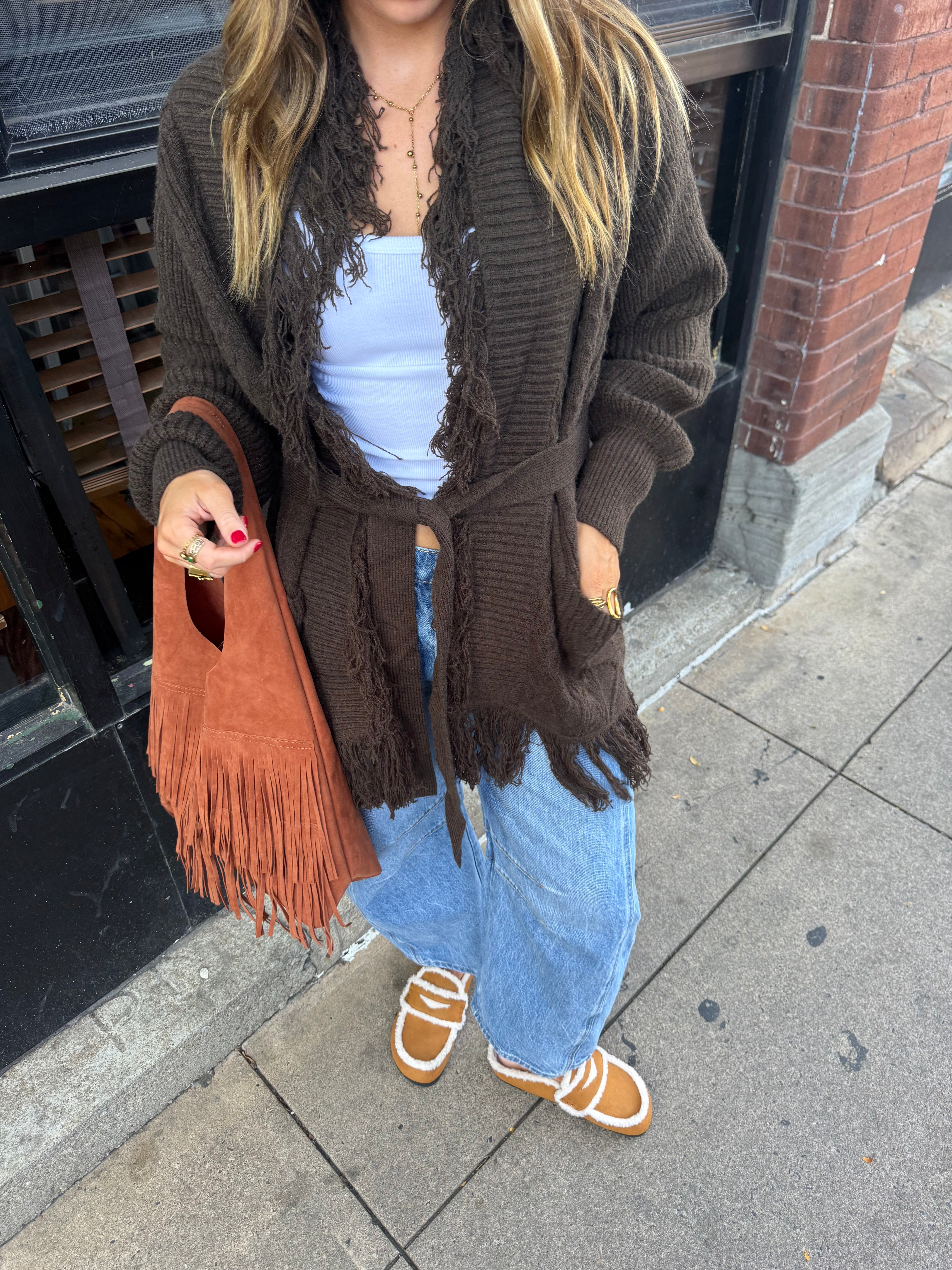 Fringe Cardigan – Faith Naomi