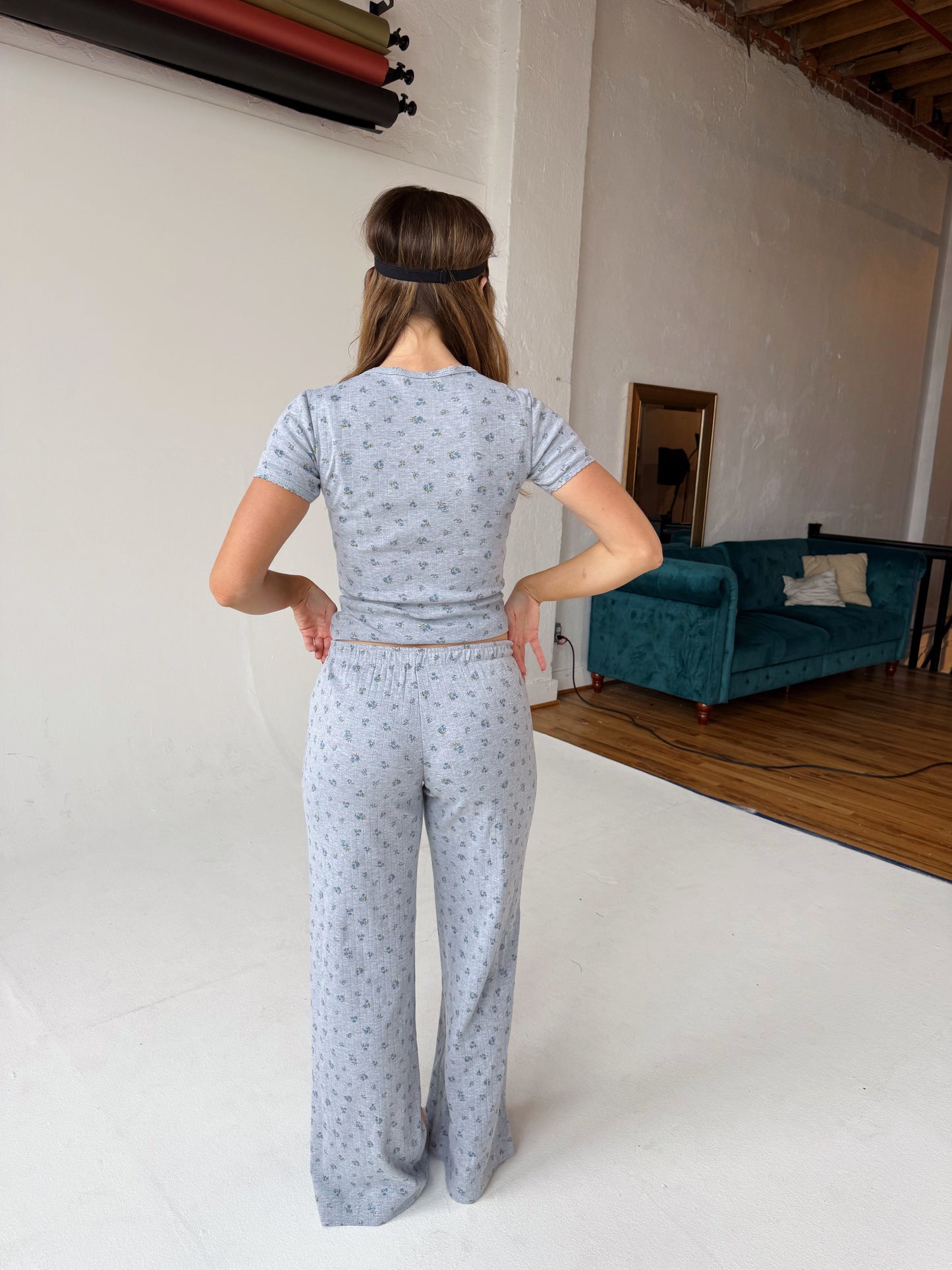 Kaylin Floral Lounge Top