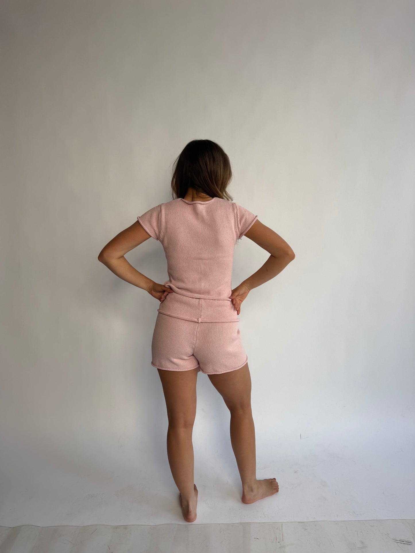 Lilliana Pink Knit Set