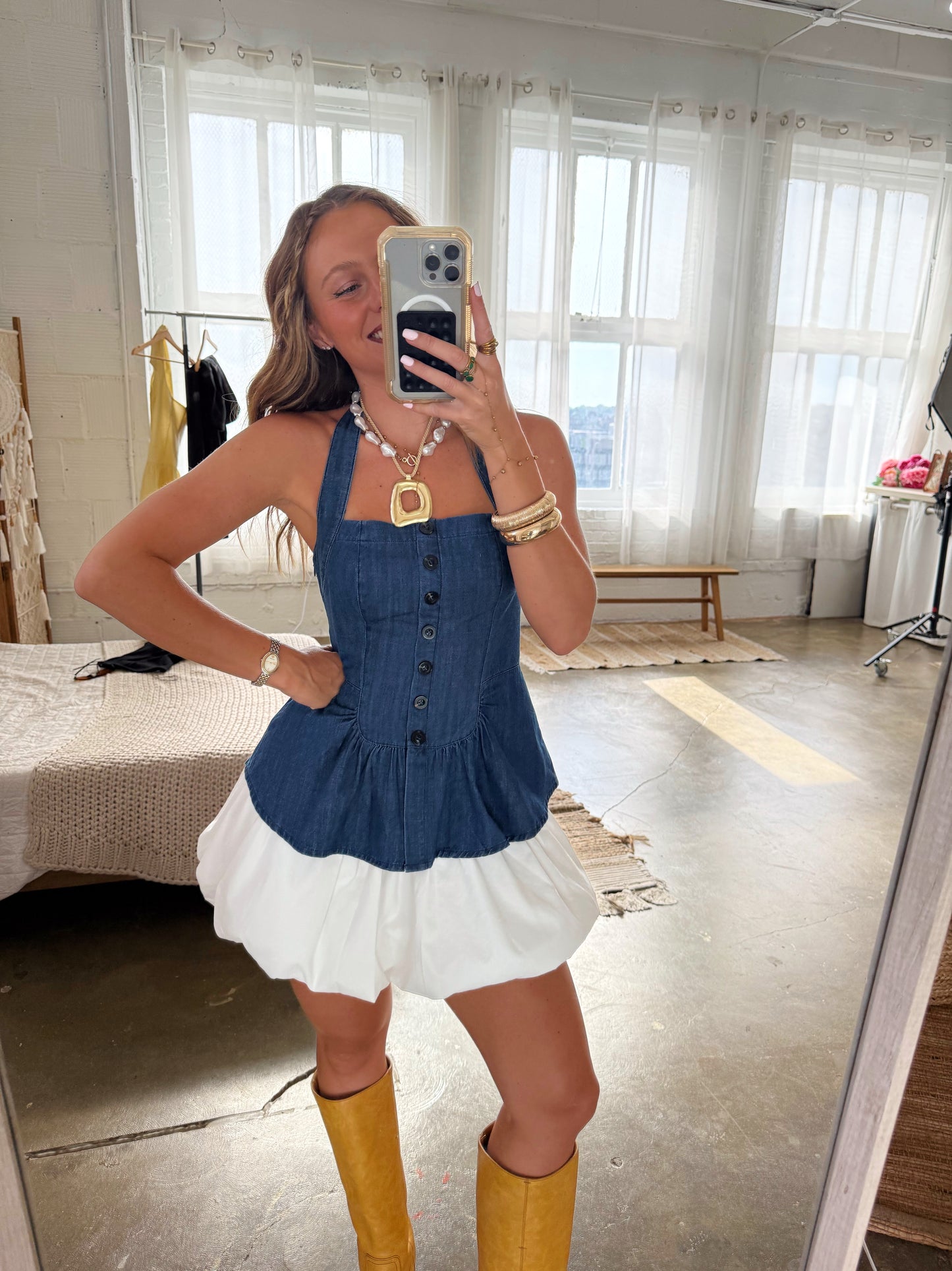 Chelsea Denim Top
