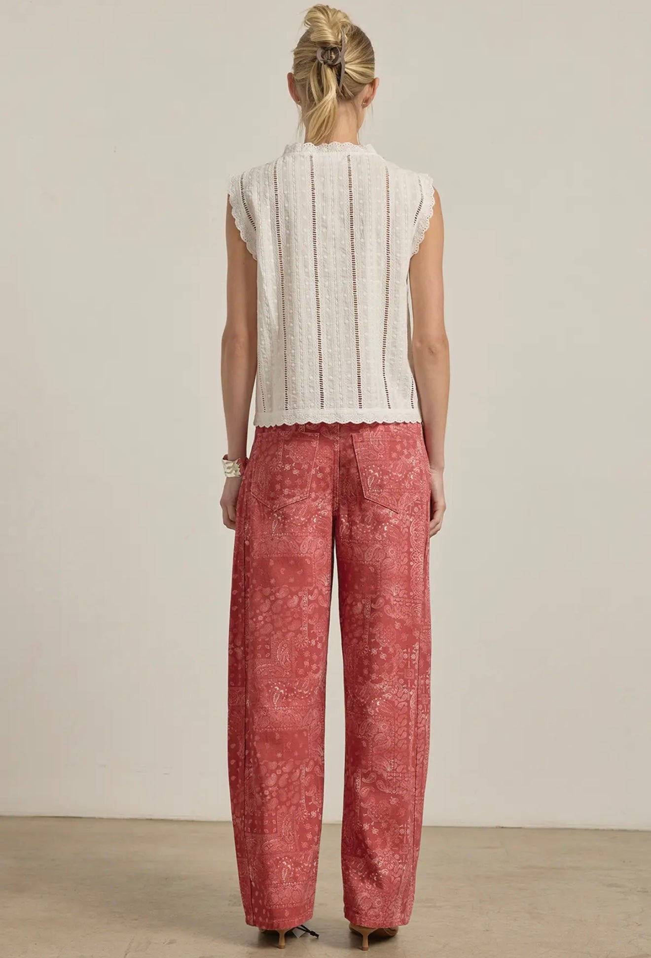 Bandana Wide Leg Pants