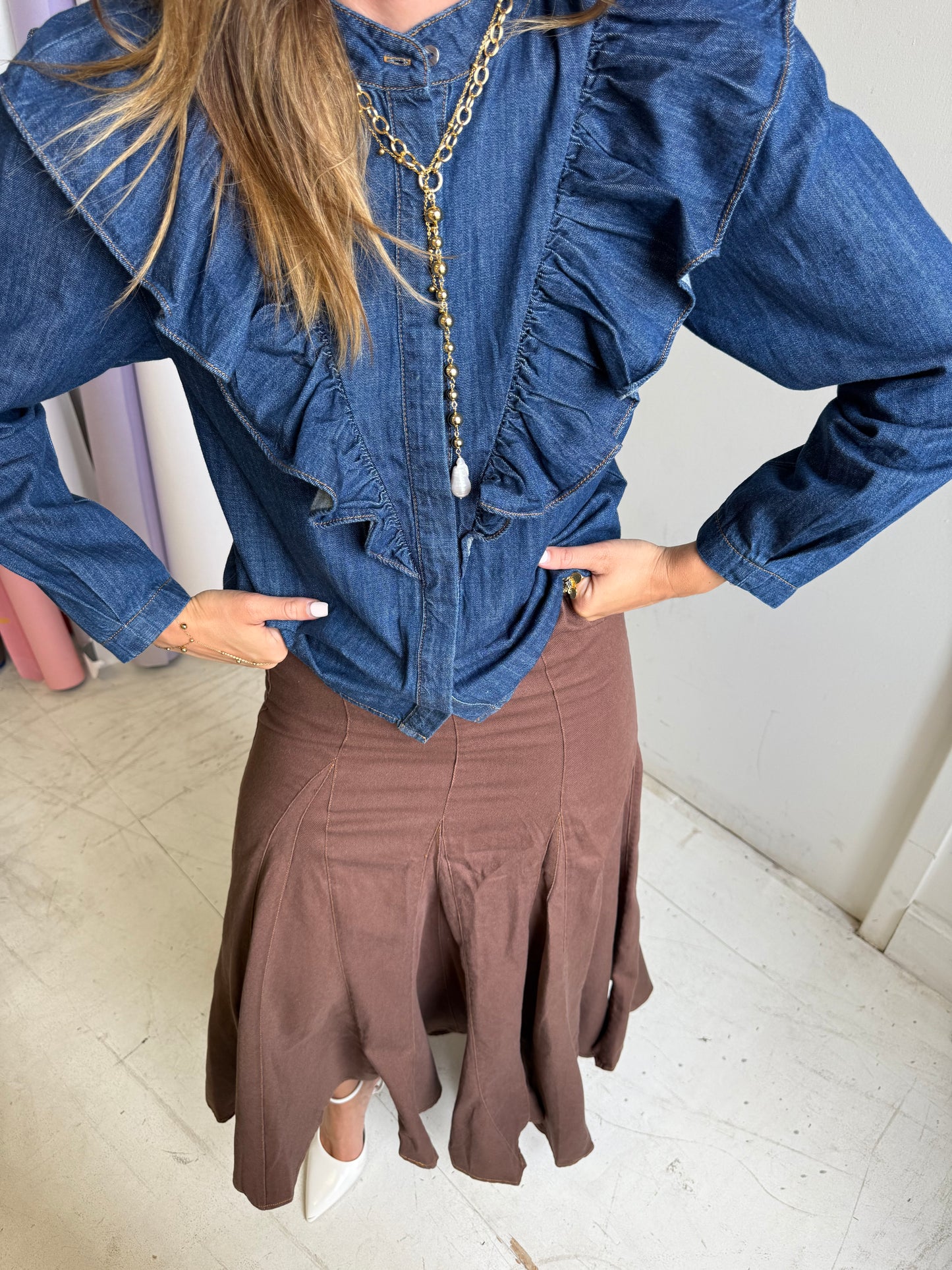 Jeanne Denim Shirt