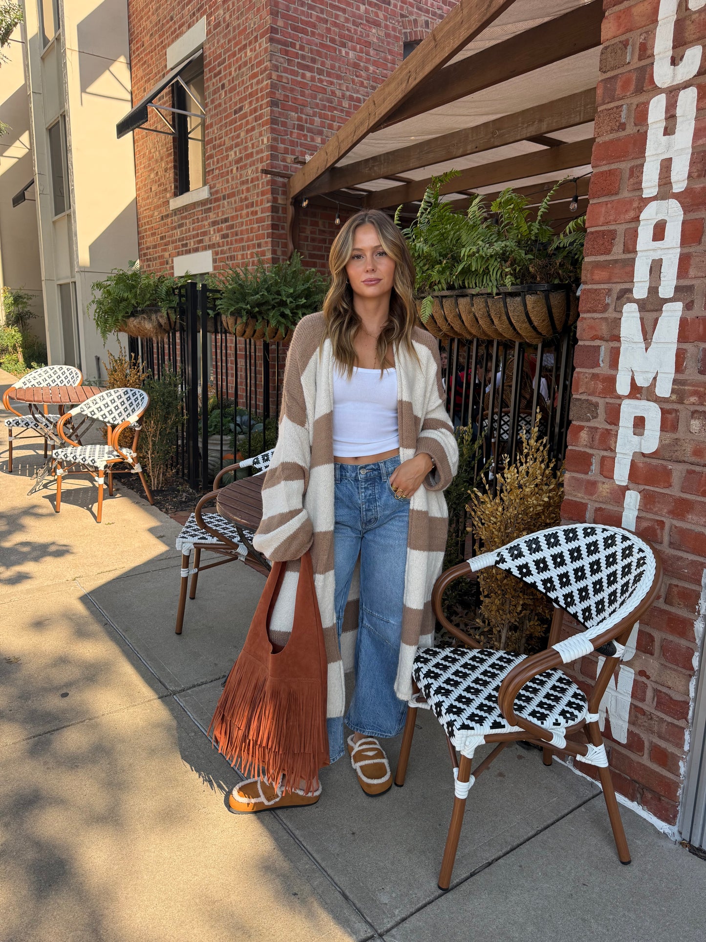 Chunky Knit Cardigan (Mocha)