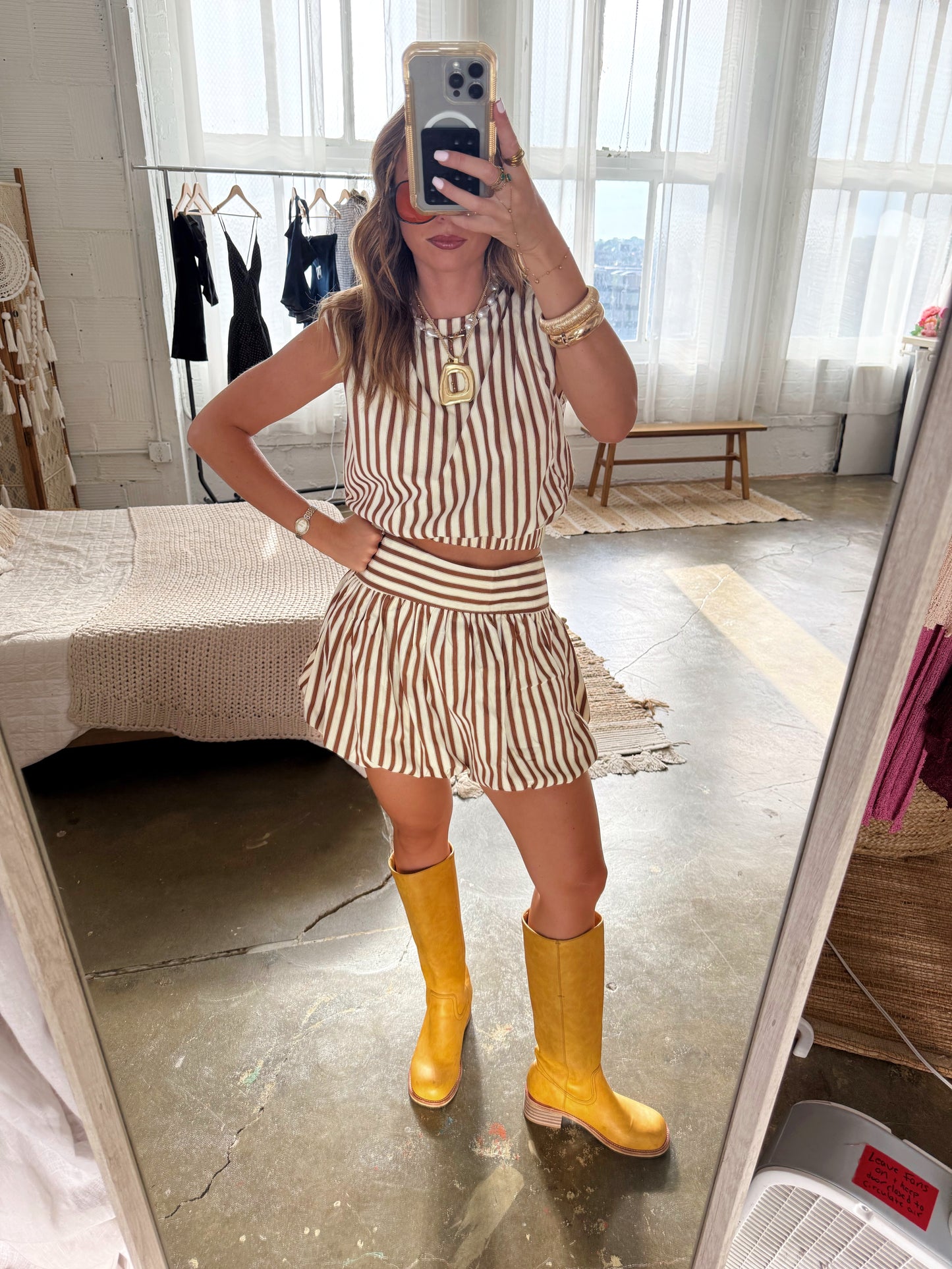 Whitney Striped Top