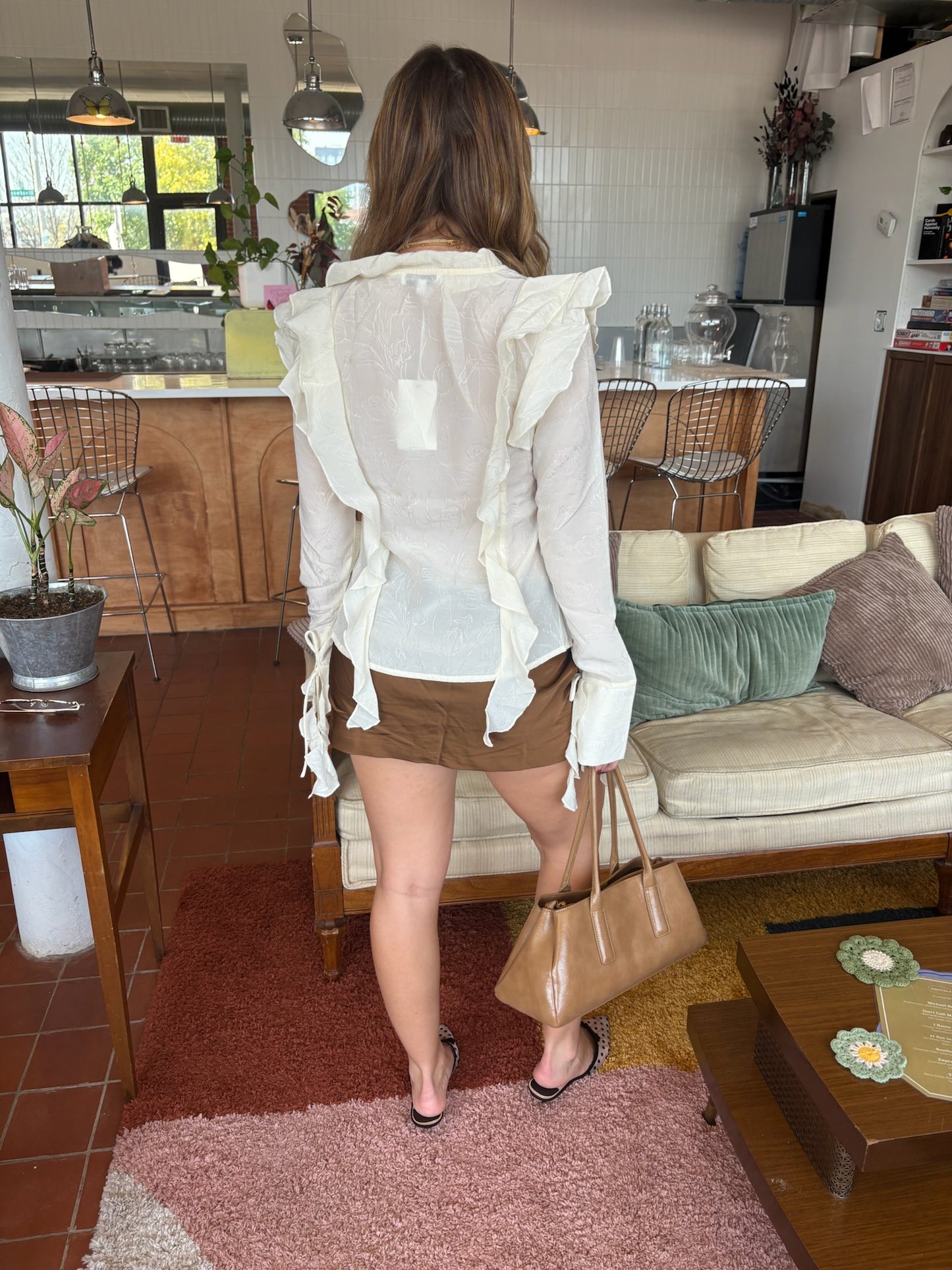 Joanna Ruffle Top
