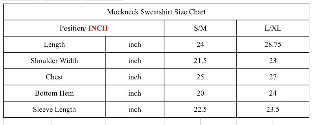 Oversized Mock Neck
