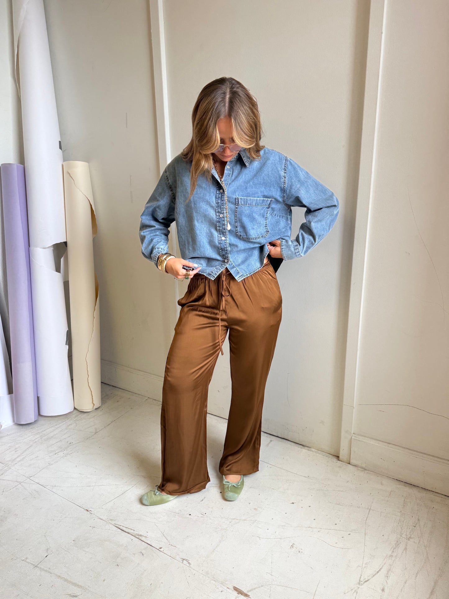 Silk Teddy Pants
