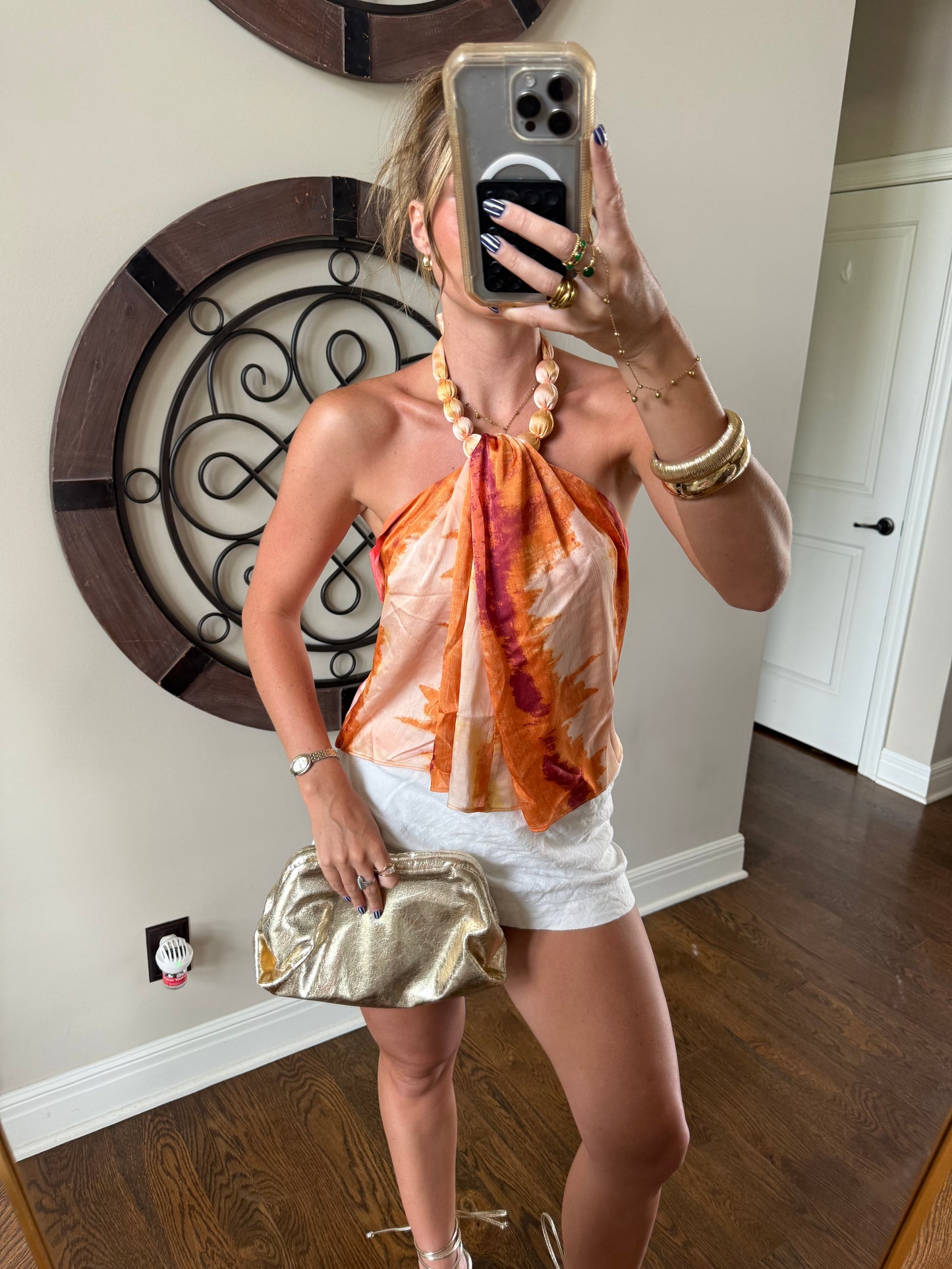 Sunset Accent Top