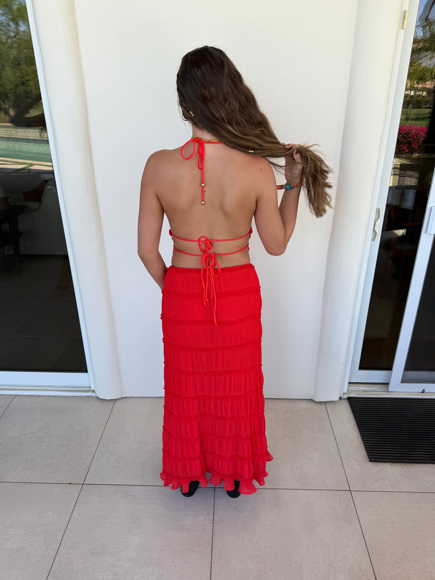 Tomato Red Crinkle Set