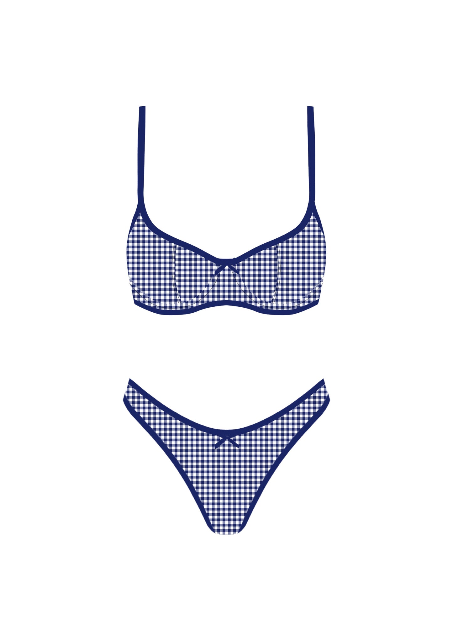 Seaside Picnic Bikini Set