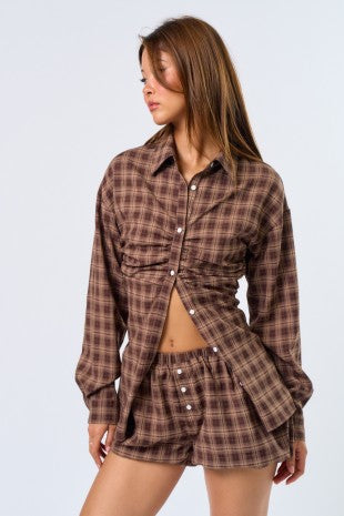 Plaid Button Up