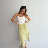 Lime Midi Skirt
