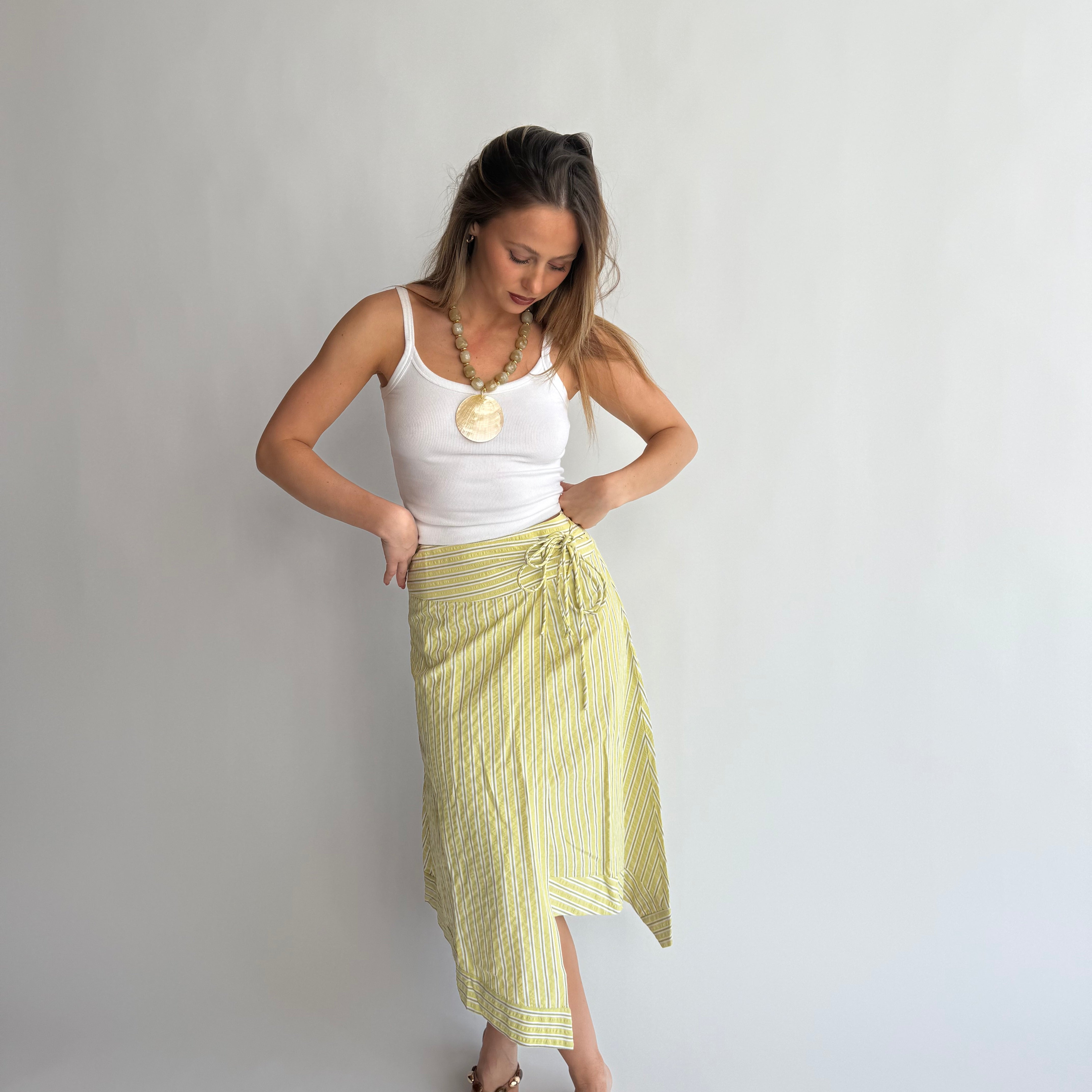 Lime Midi Skirt