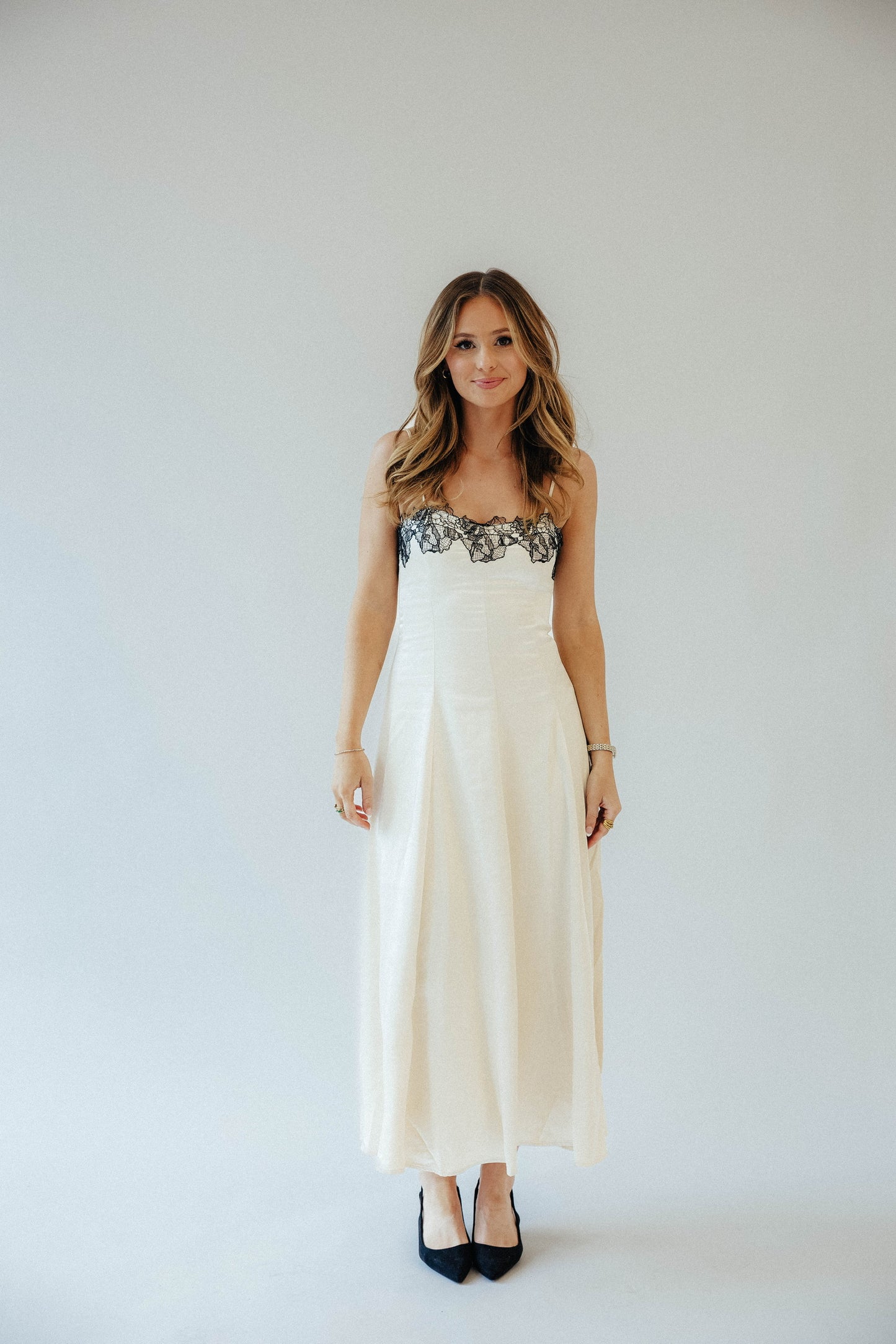 Champagne Midi Dress