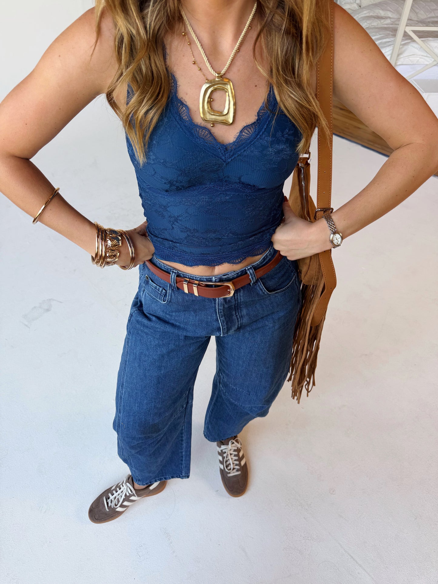 Persian Blue Lace Tank