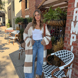 Chunky Knit Cardigan (Mocha)