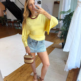 Allyson Back Tie Top