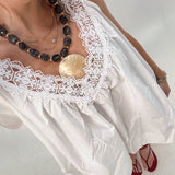 Sylvia Lace Trim Mini Dress