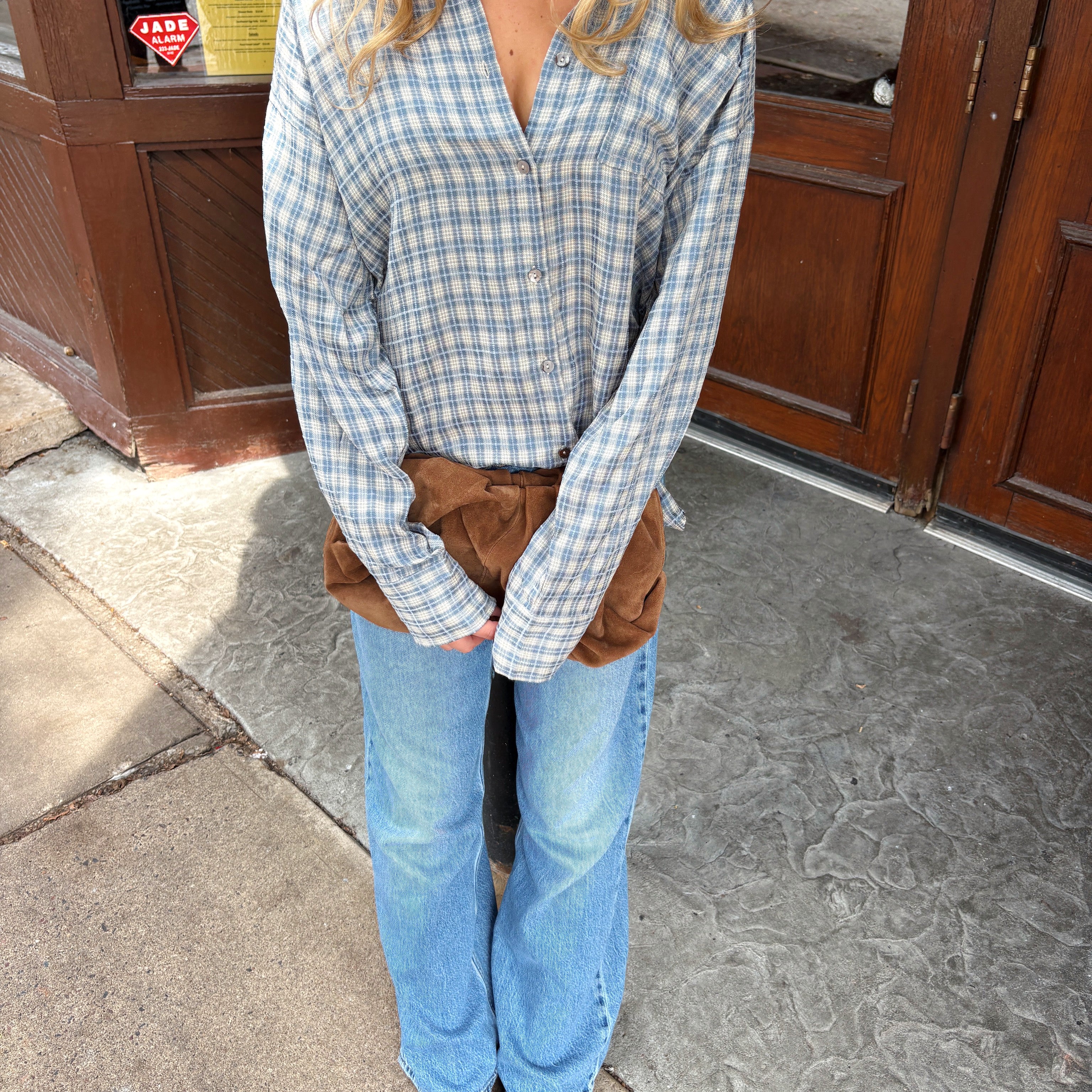 Mia Relaxed Gingham Shirt