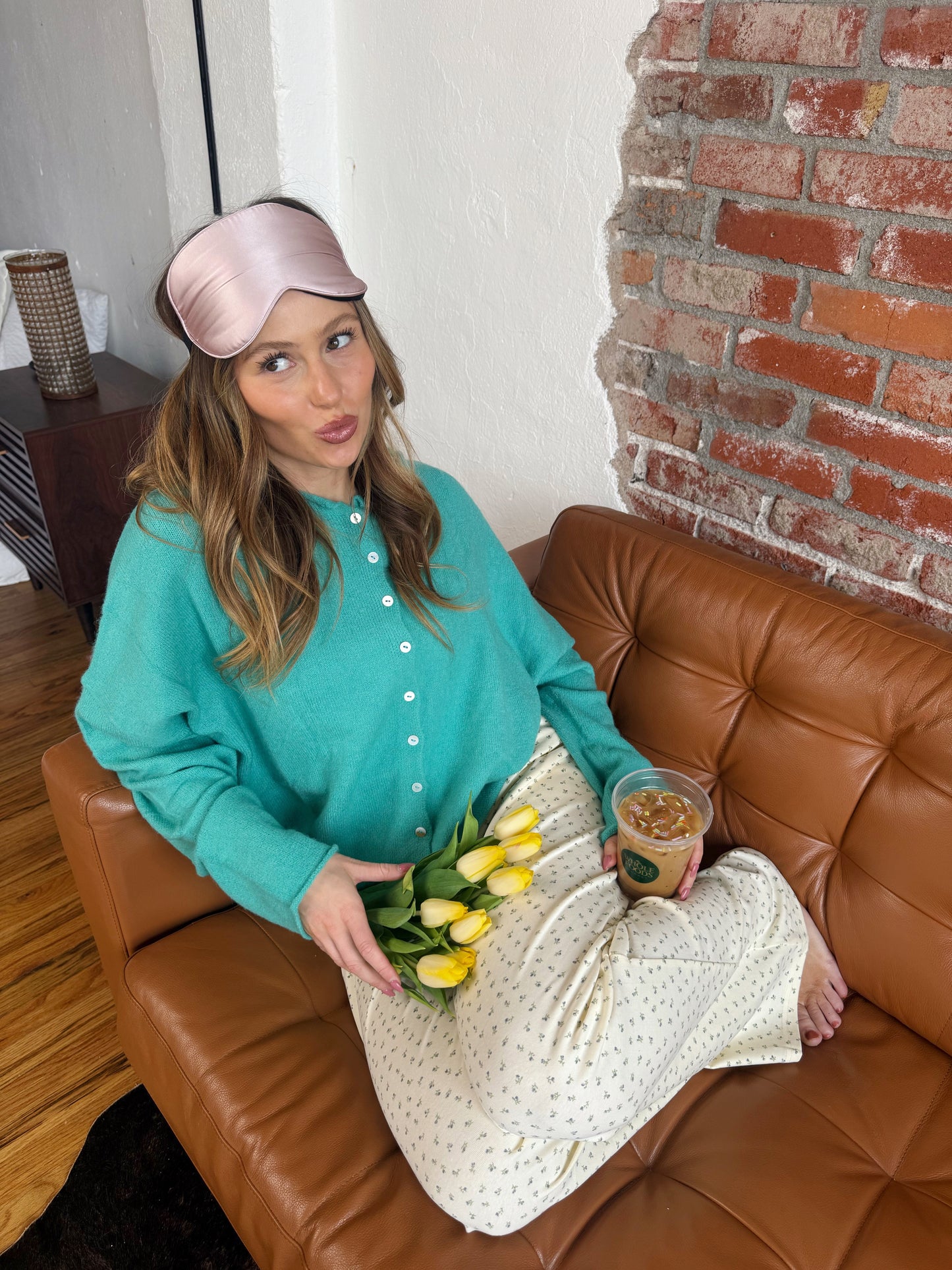 Teal Spring Cardigan