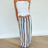 Cocoa Striped Skirt