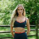 American Girl Double Layer Biker Shorts in Navy (Pre-Order)