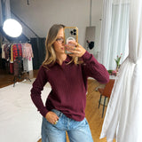 Collared Cherry Sweater