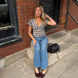 Emmie Striped Crop Top