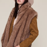 Casual Faux Fur Vest