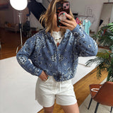 (RESTOCKED) Bandana Knit Zip Up
