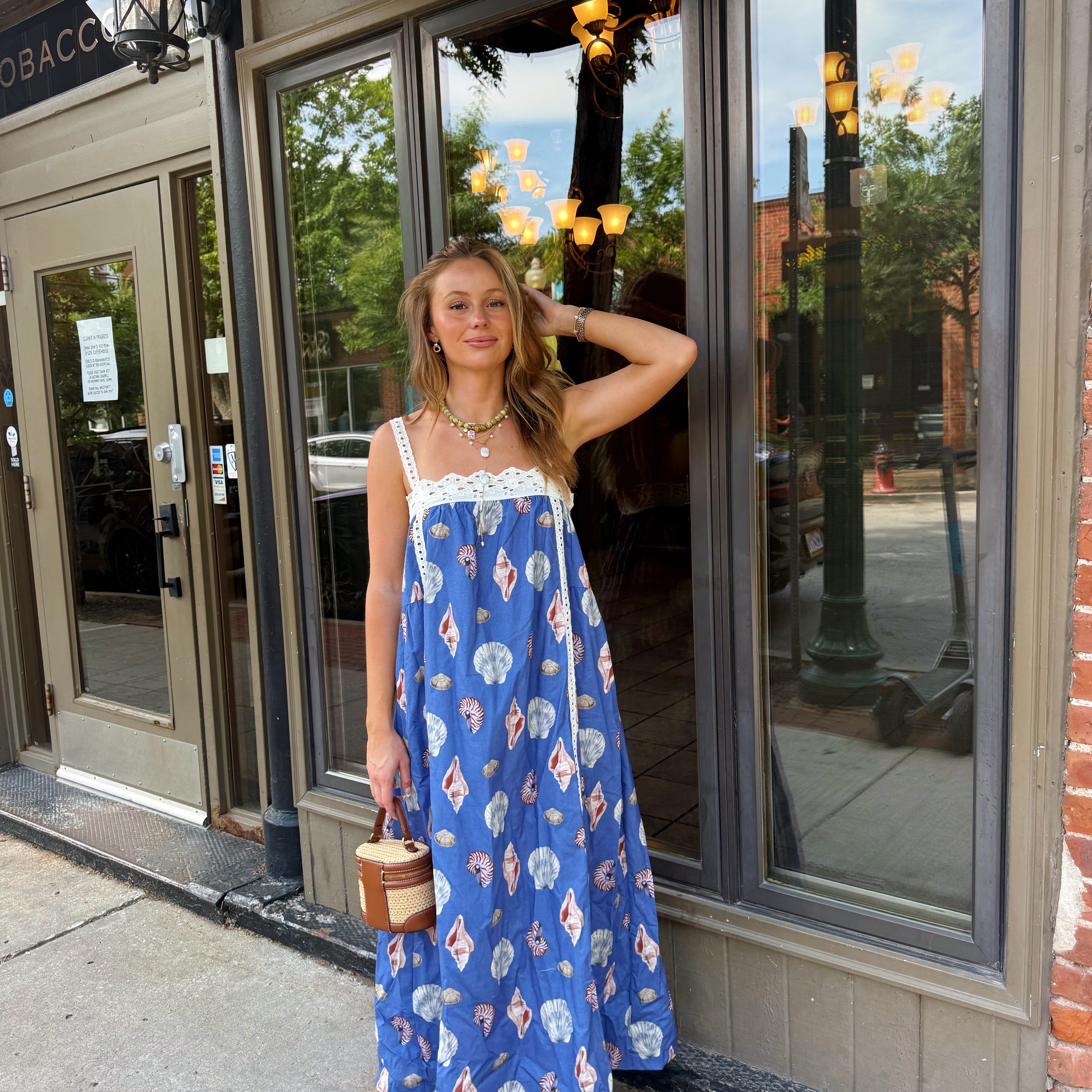 Royal Blue Shell Maxi