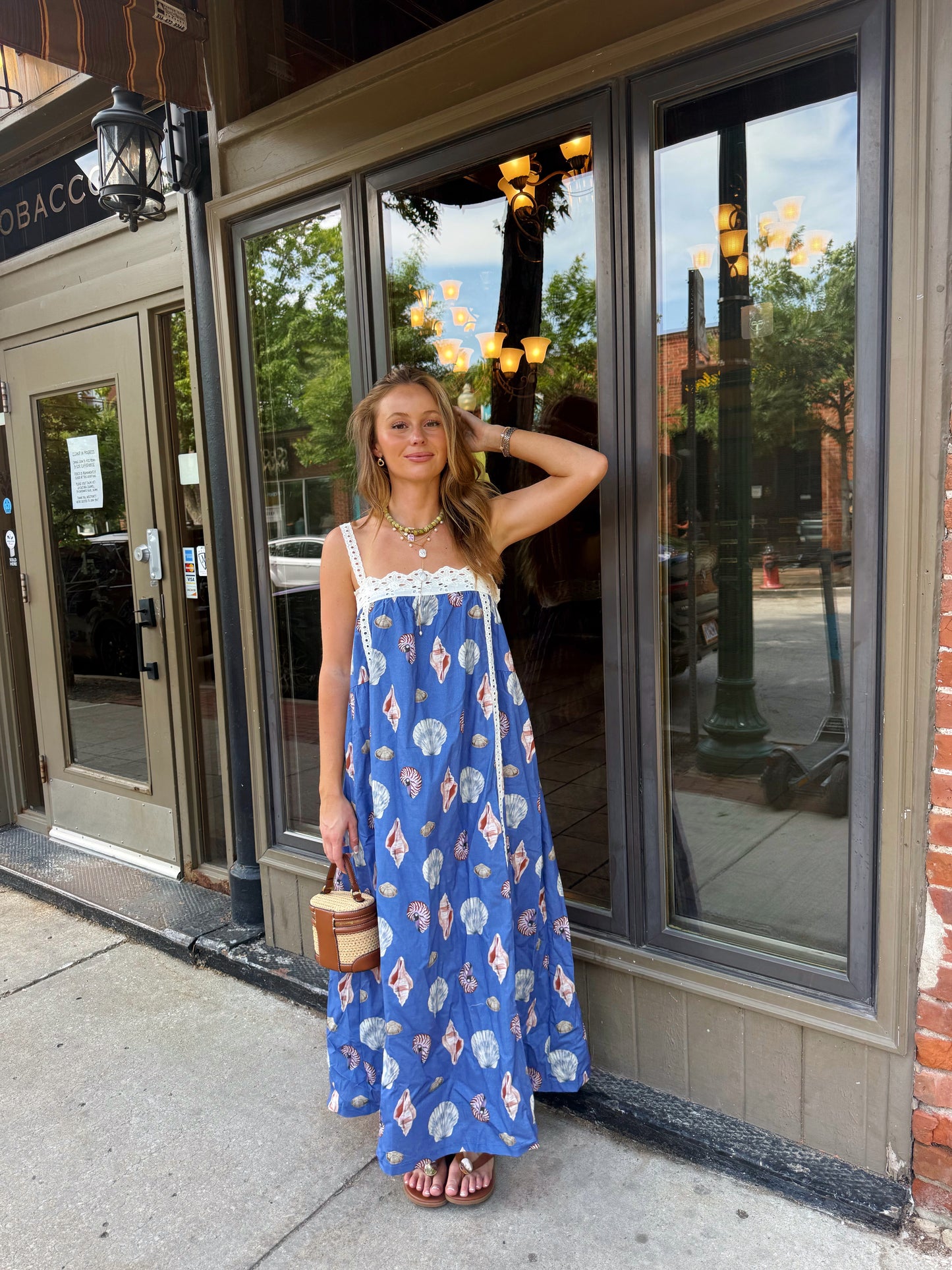 Royal Blue Shell Maxi