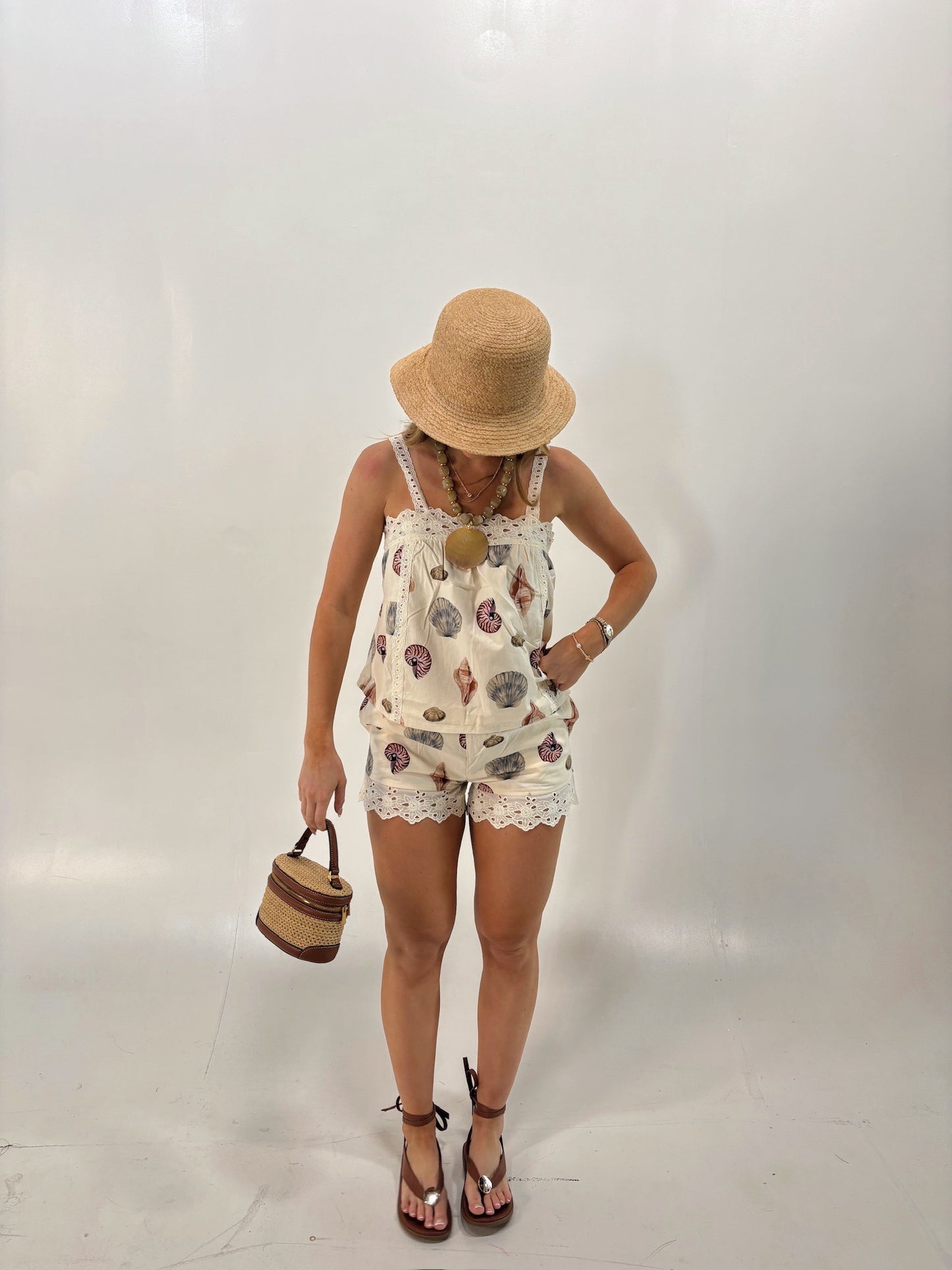 Cream Shell Set