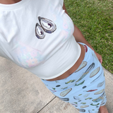Graphic Midi Skirt
