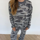 Grey Camo Lounge Set