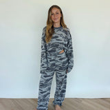 Grey Camo Lounge Set
