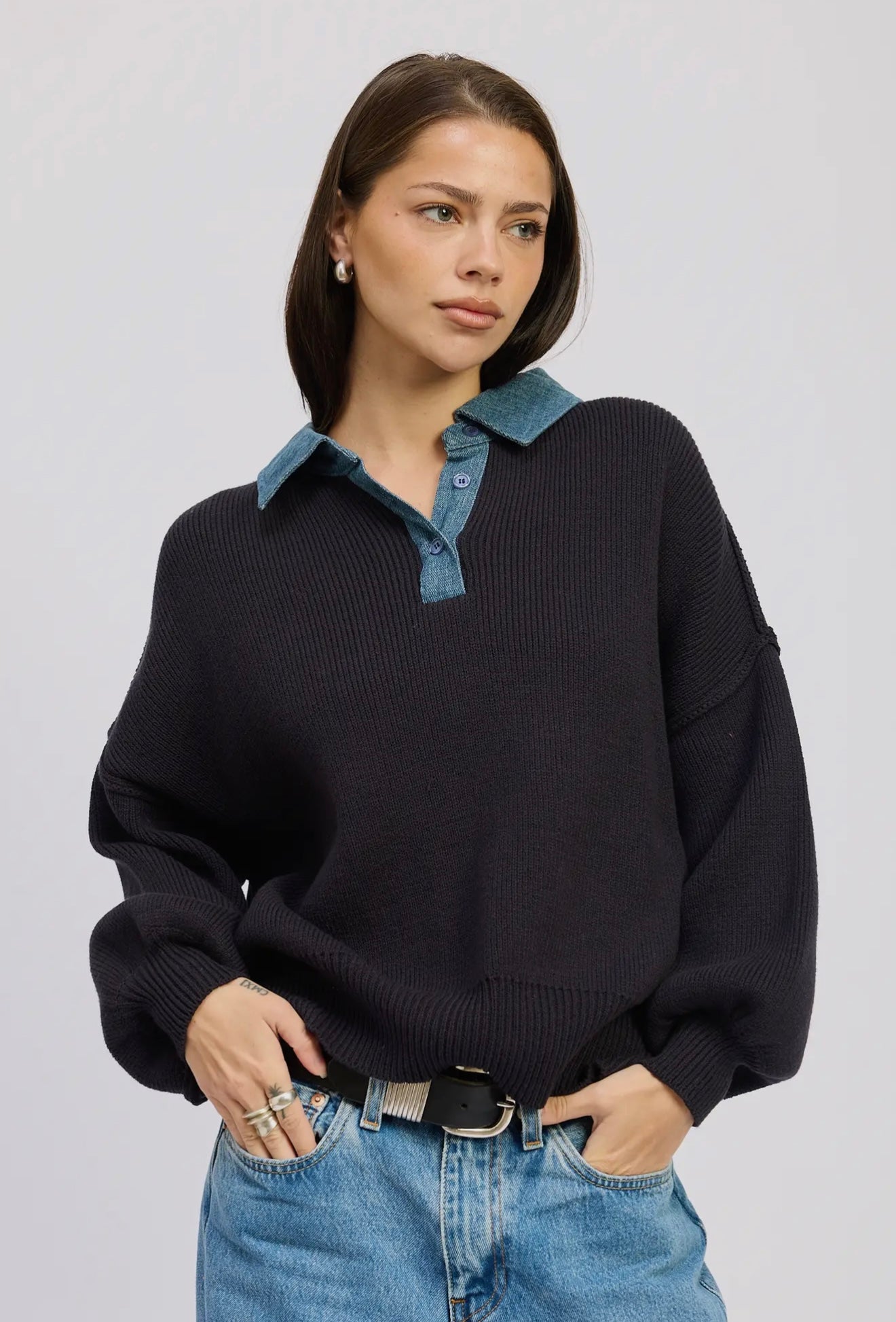 PREORDER Abby Contrast Sweater