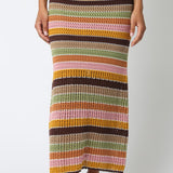 Caroline Striped Skirt
