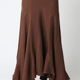 Sallie Maxi Skirt (Brown)