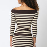 Miley Stripe Knit Dress