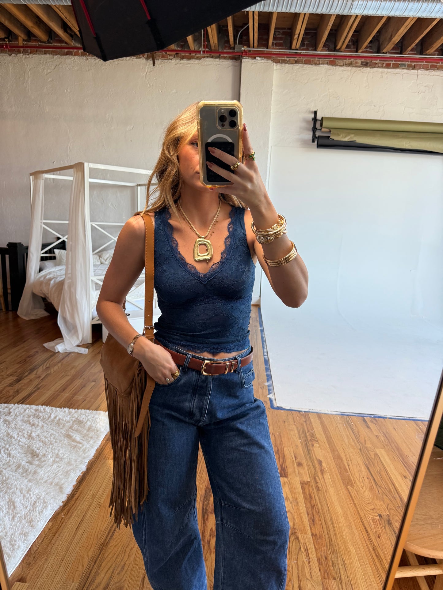 Persian Blue Lace Tank
