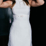 Sofia Buckle Mini Dress