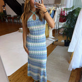 Chevron Maxi Dress